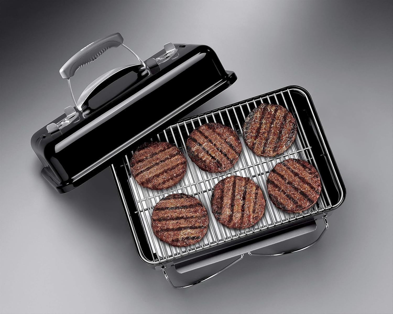 Portable Charcoal BBQ Grill with Folding Legs – Compact Alloy Steel