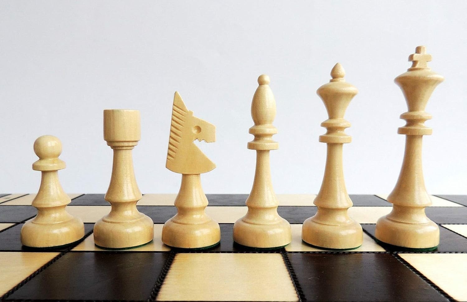 47cm Tournament Wooden Chess Set | Foldable Travel Board | Large Premium Pieces