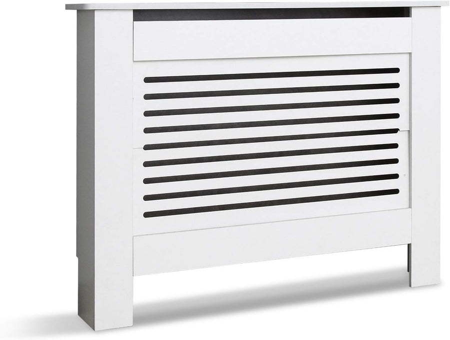 Medium White Radiator Cover | Modern MDF Cabinet