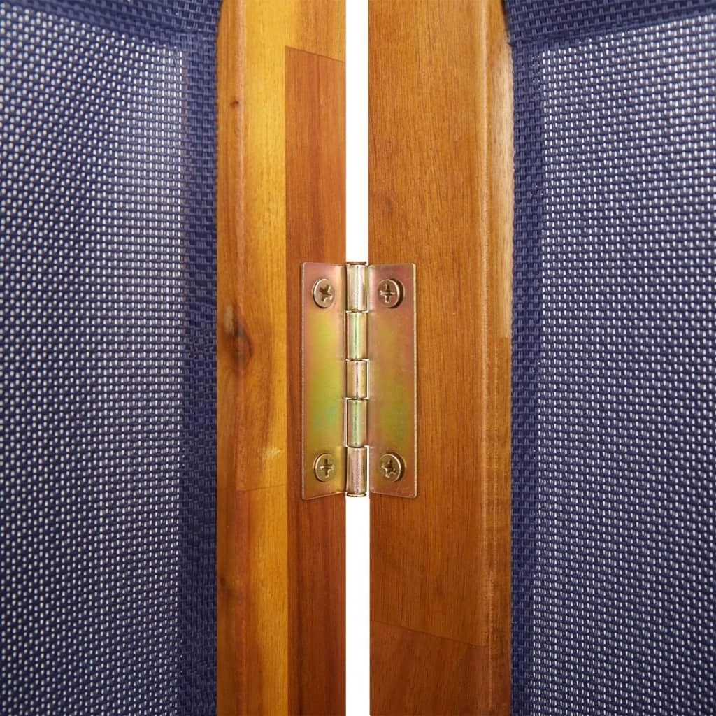 3-Panel Acacia Wood Folding Room Divider Privacy Screen 210x180cm Indoor Outdoor