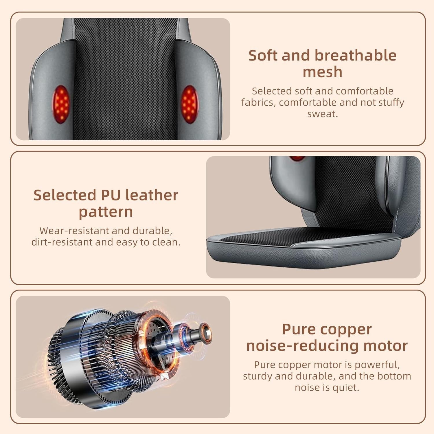 Full Body Shiatsu Massage Chair Pad Neck Back Foot Heat Vibration Home Office