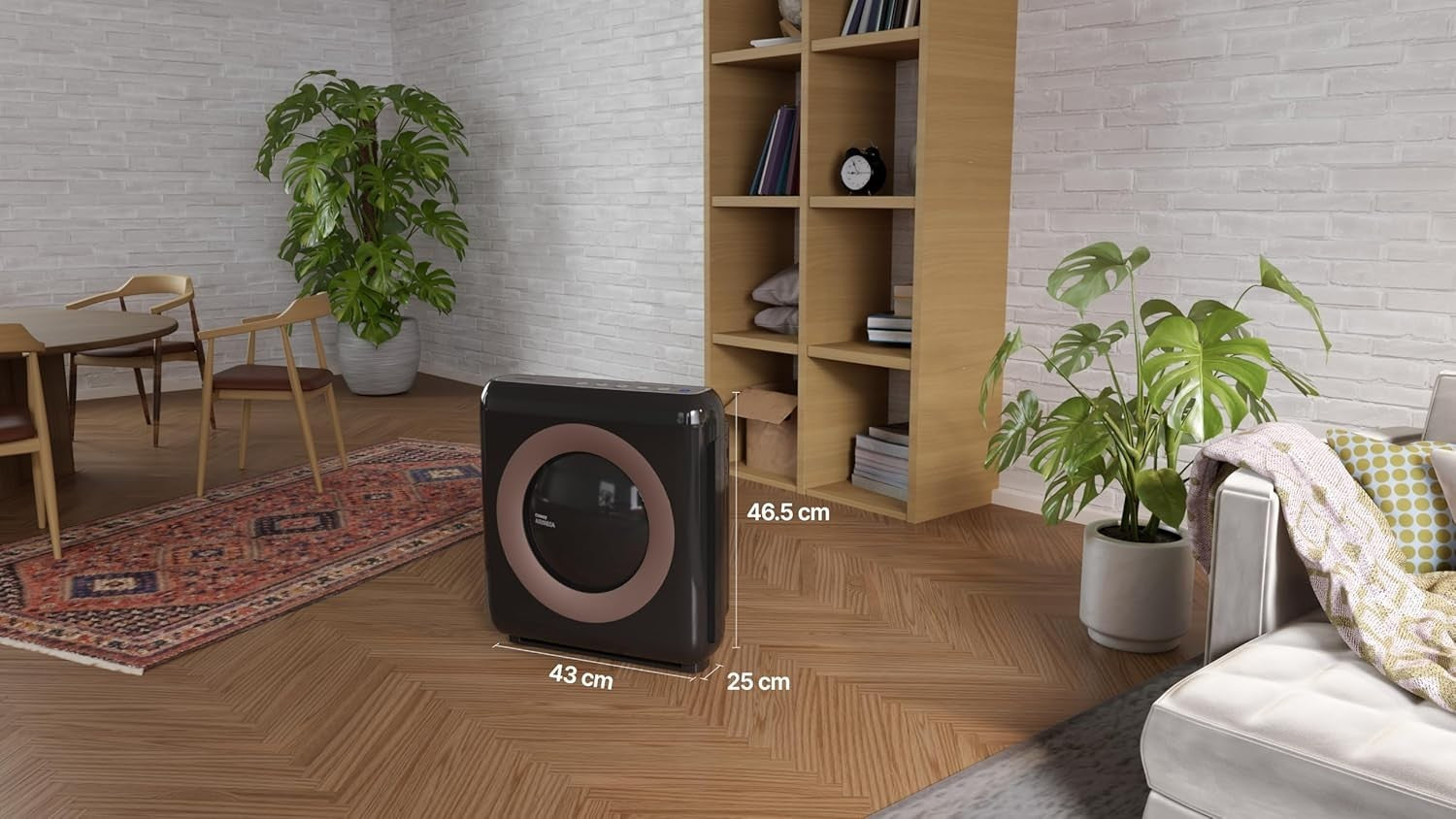 Smart WiFi Air Purifier 421m³/h Large Room Allergy HEPA Alexa