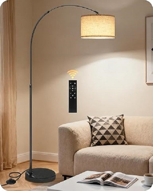 Arc Floor Lamp LED Remote Control Height Adjustable Corner Standing