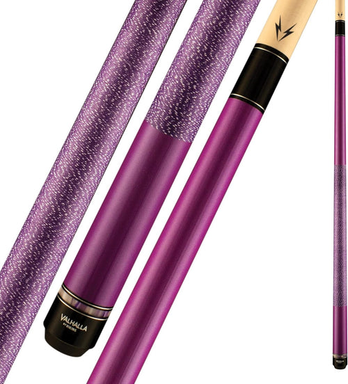 58" Pool Cue 19oz Maple Shaft 13mm Tip Adjustable Weight 2-Piece
