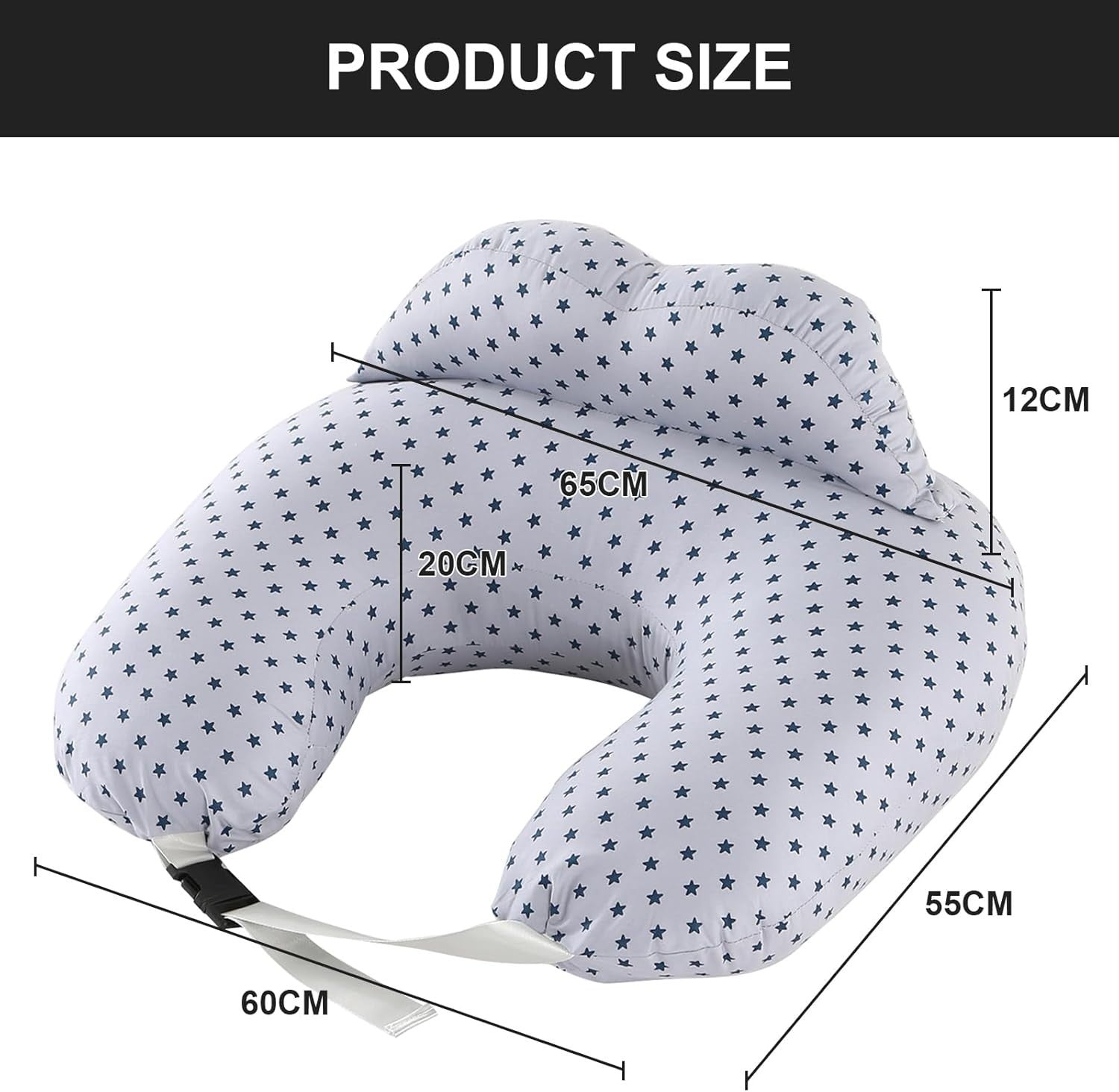 Pregnancy Pillow U Shaped Full Body Maternity Nursing Support Cotton