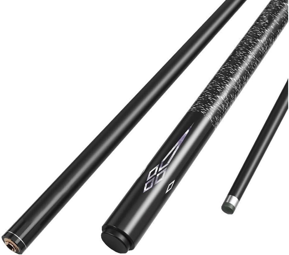 147cm Carbon Maple Pool Cue 13mm Tip Pro Balance 2pc 19–20oz