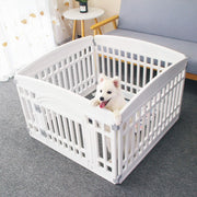 Foldable Puppy Playpen Indoor Dog Exercise Pen with Secure Door