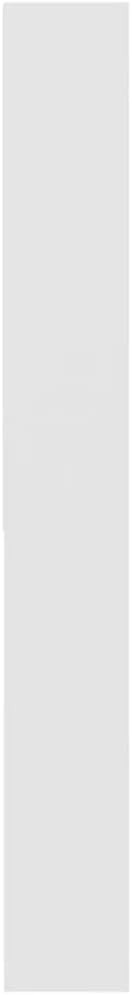 White Washing Machine Storage Rack Cabinet – Tall Laundry Shelf Unit 190cm