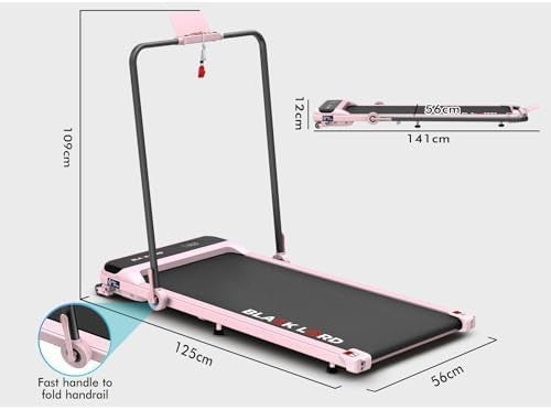 Under Desk Walking Treadmill 3.2HP 2-Level Incline LED Display Bluetooth
