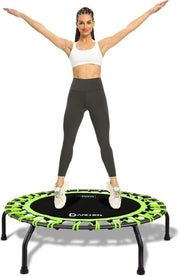 40in Quiet Bungee Rebounder Trampoline Indoor Fitness 150KG