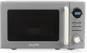20L Retro Digital Microwave 800W 8 Presets 95min Timer Grey