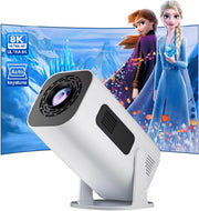 Portable Android 11 Mini Projector 1080P WiFi 6 Bluetooth Home Cinema