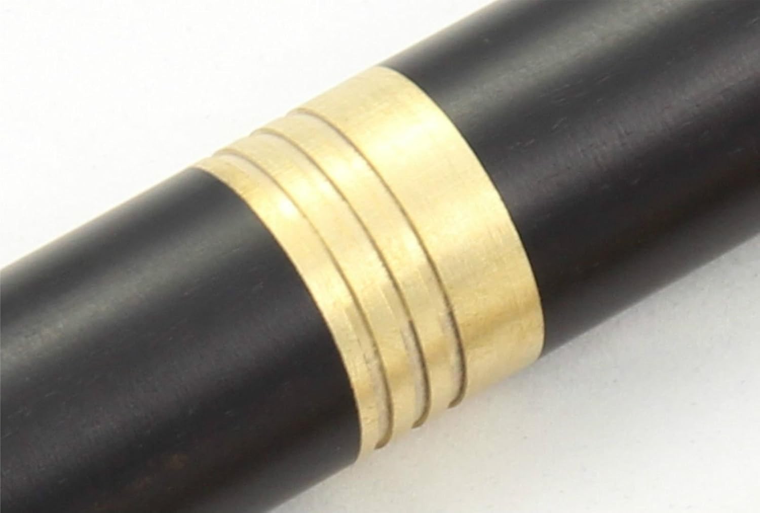 55in Snooker Pool Cue 8.5mm Tip Ash Shaft 3pc Ebony Zebrano Quick Joint