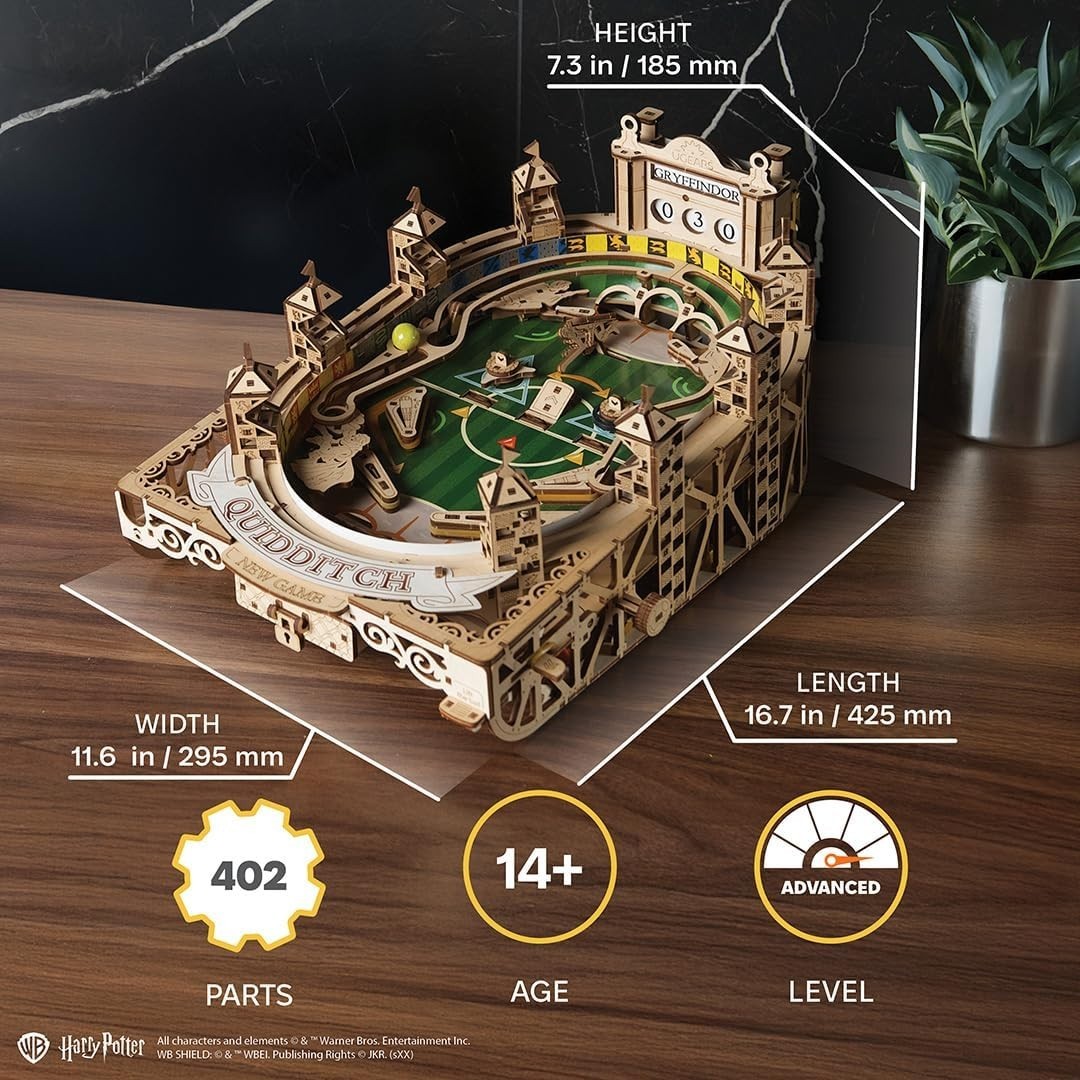 3D Wooden Pinball Puzzle Game – Advanced Model Kit for Adults & Gifts