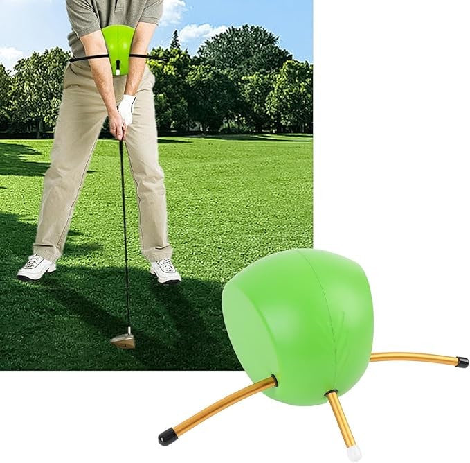 Golf Swing Trainer Ball Arm Alignment Tempo Practice Aid
