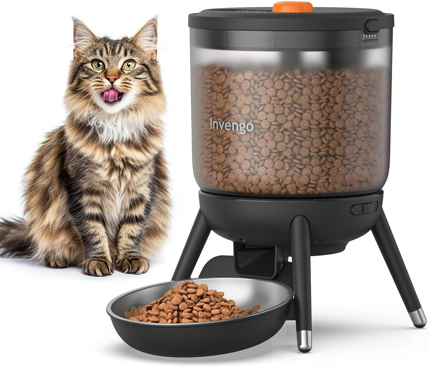 Timed Automatic Pet Feeder 3L Food Dispenser Dual Power Control