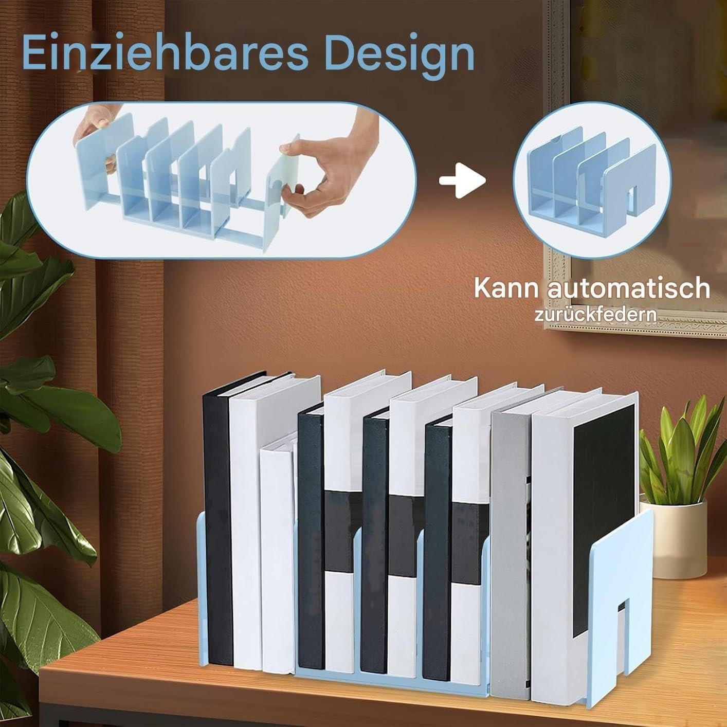 Expandable Desk File Organizers Set of 2 5-Tray Letter & Paper Storage