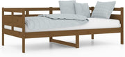 Solid Pine Wood Daybed Sofa Bed 90x190cm | Rustic Guest Bed for Indoor/Outdoor