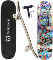 Complete Skateboard 31"x8" Urban Maple Deck ABEC-9 Bearings