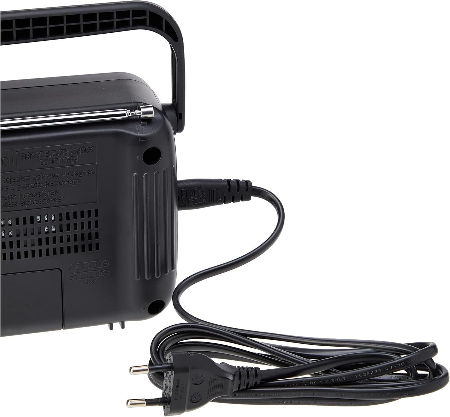 Portable AM/FM Radio AC/DC Battery Earphone Headphone Socket