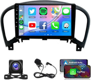 Black 9" Android 14 Car Stereo – CarPlay Multimedia Receiver for Nissan Juke