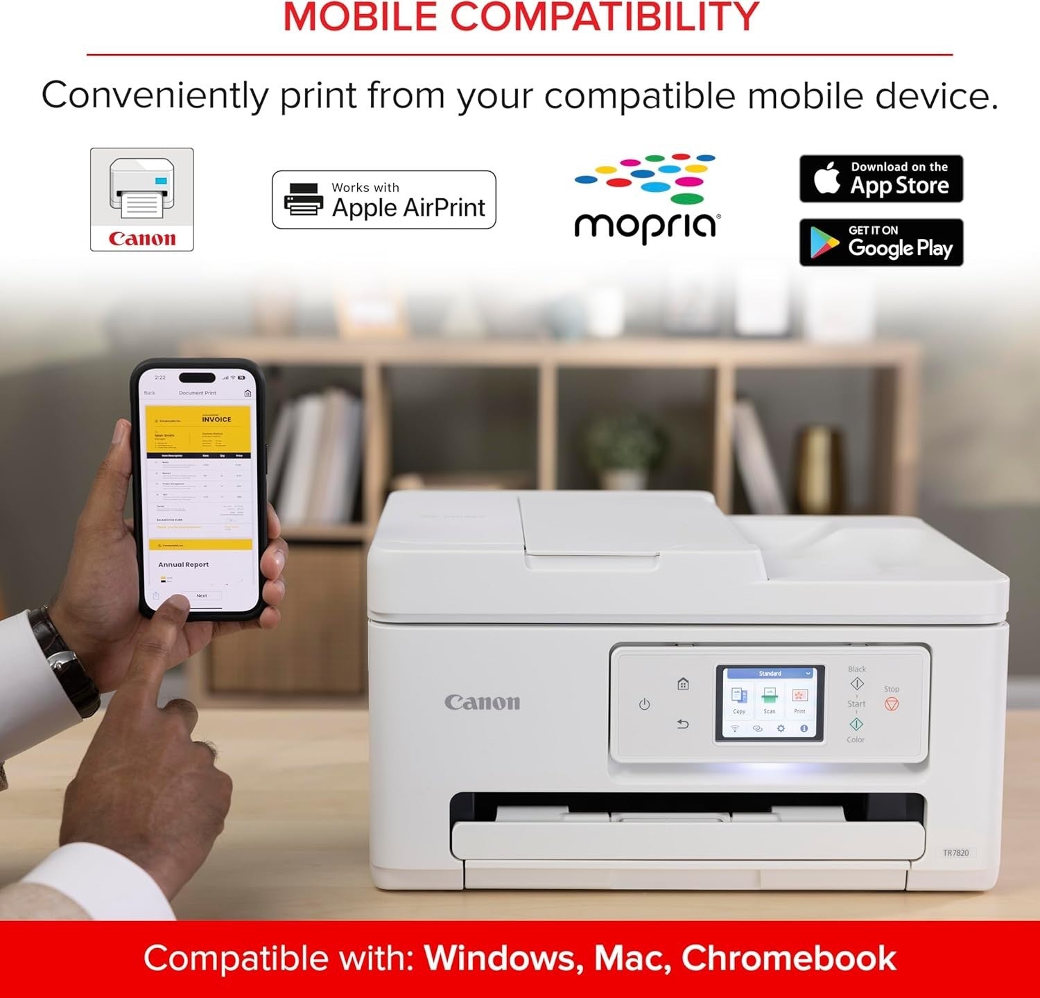 Wireless Home All-in-One Printer | Scan, Copy, Colour Print, Duplex