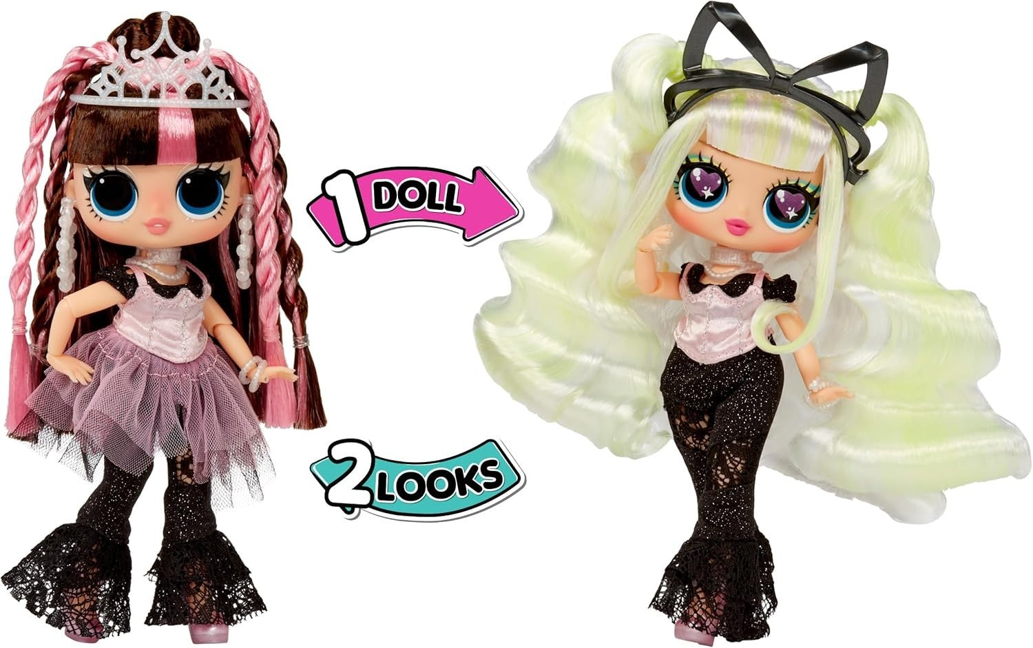 Swap Head Fashion Doll Styling Head 20+ Surprises Outfits Set