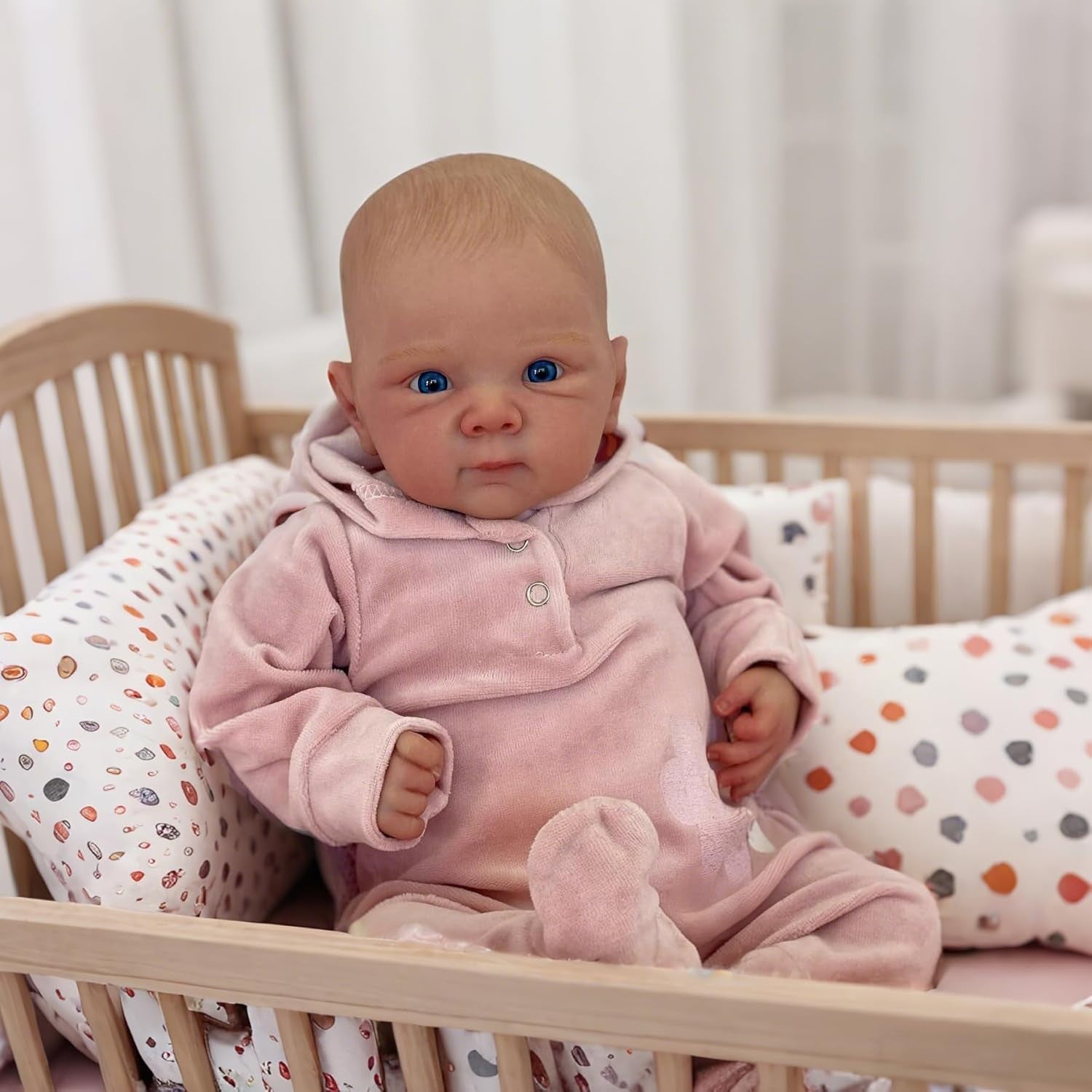18in Reborn Baby Doll Girl Soft Vinyl Bathable Newborn Toy