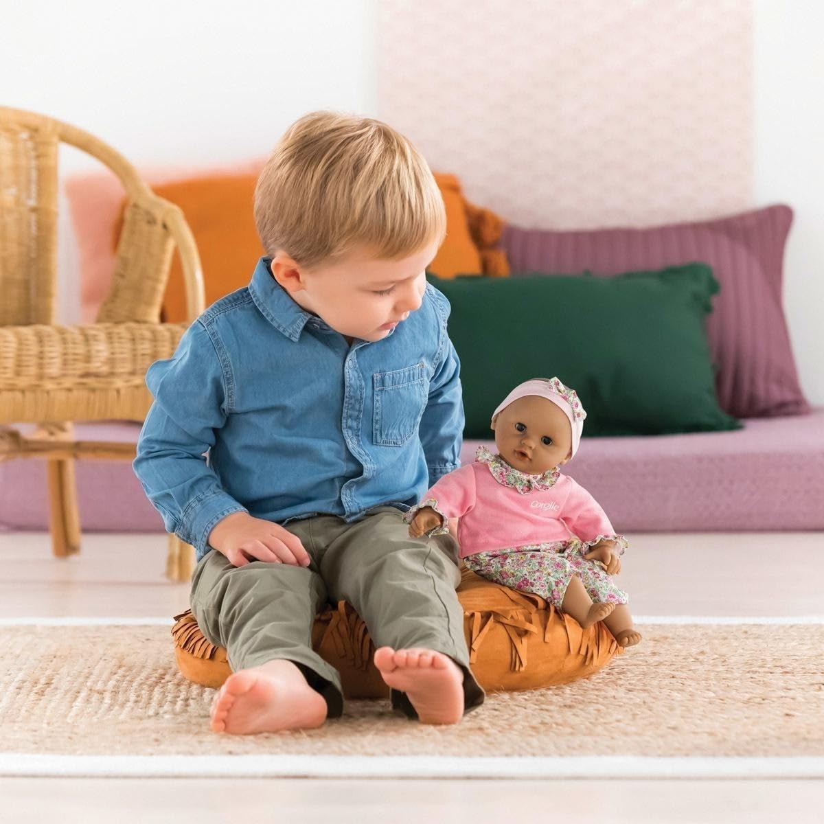 30cm Soft Baby Doll Sleeping Eyes Vanilla Scent Toddler Safe 18M+
