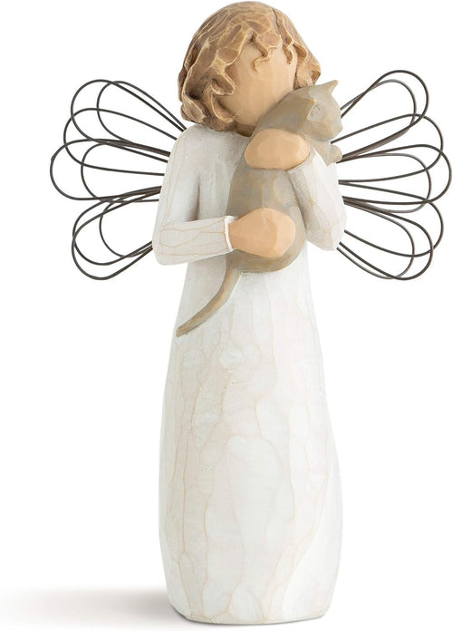 Angel Figurine 13cm Resin Ornament | Affection Statue Gift | Home Décor