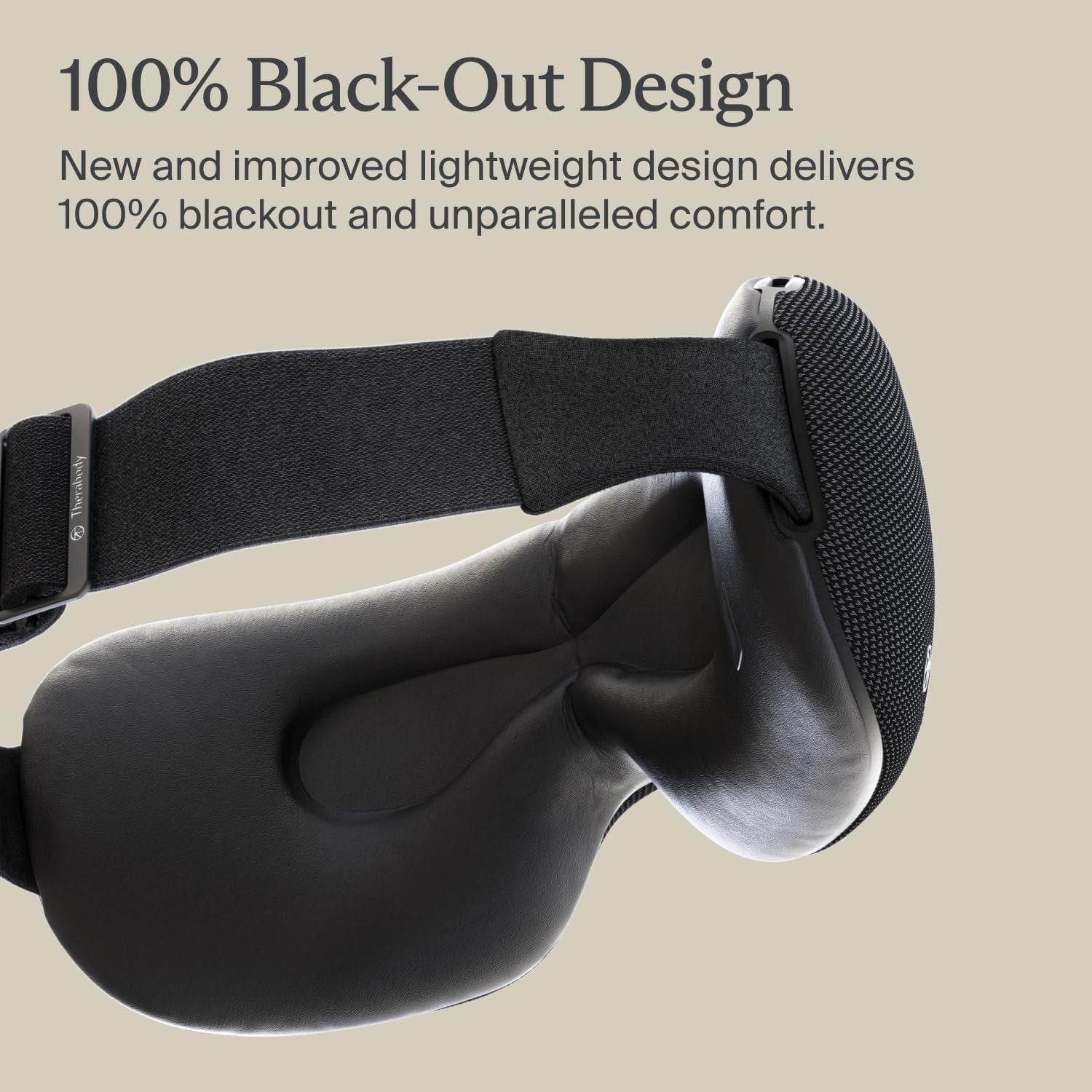 Smart Heated Eye Mask Temple Massage Blackout Sleep Aid Headache Relief
