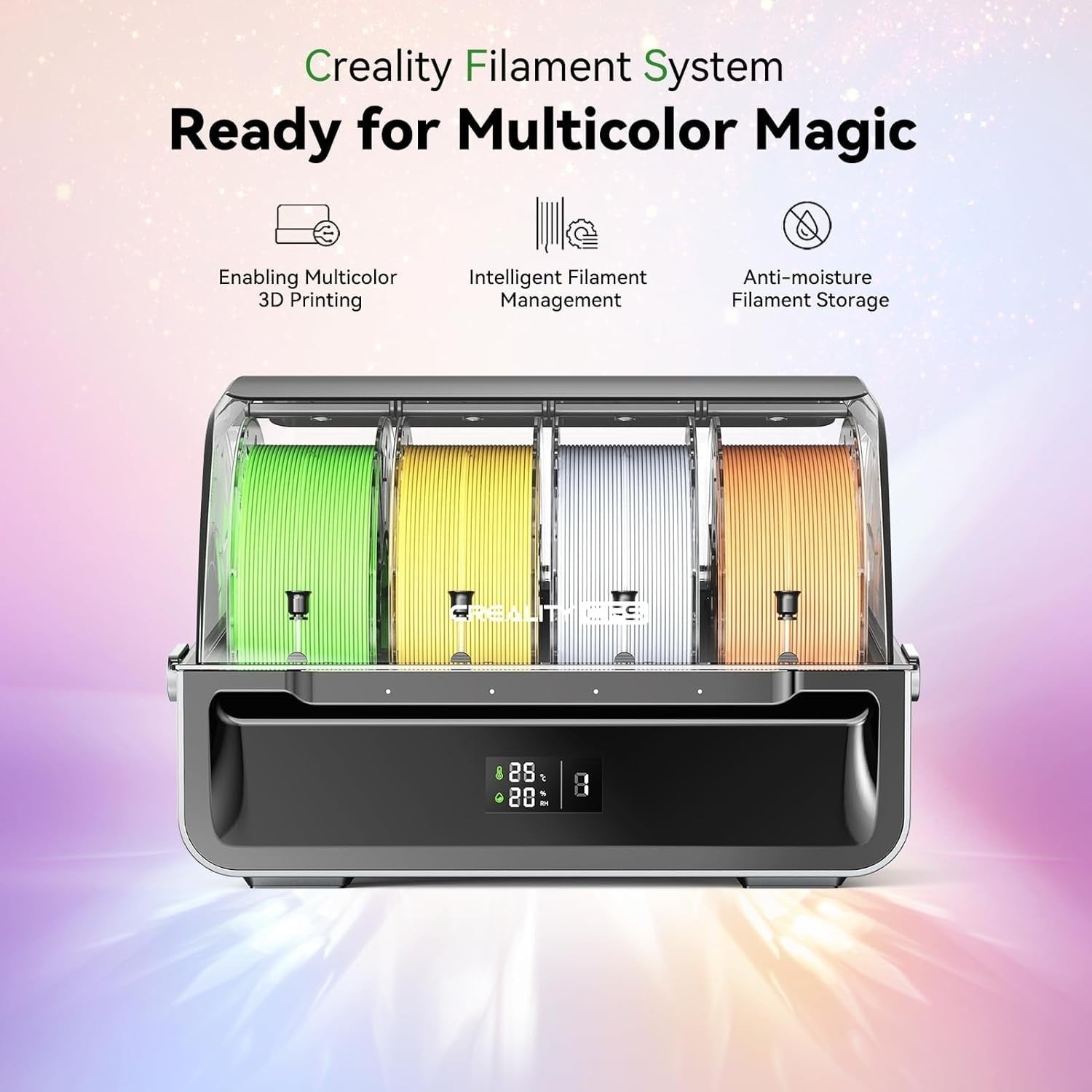 Multi Color Filament System 4 Spool RFID Auto Switch Moisture Proof