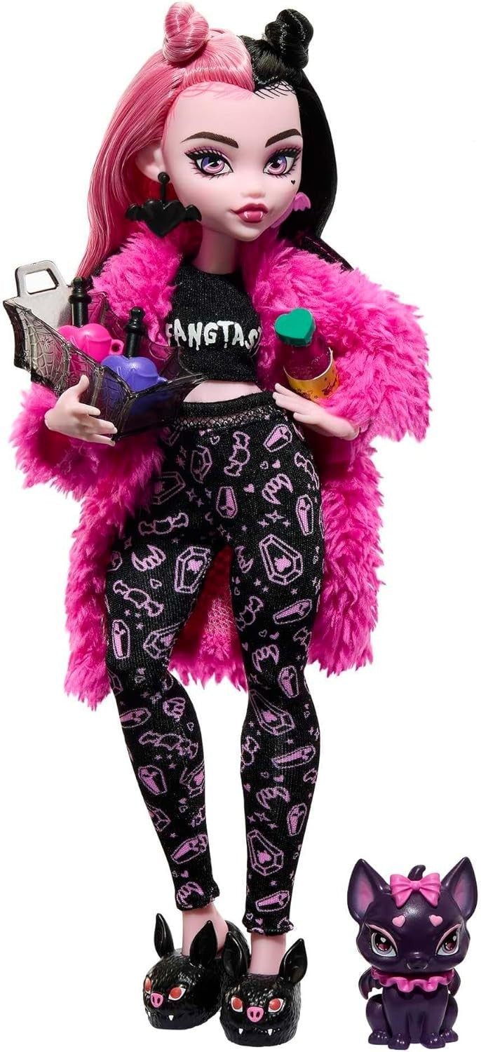Sleepover Fashion Doll Pet Bat Pajamas Creepover Party Accessories