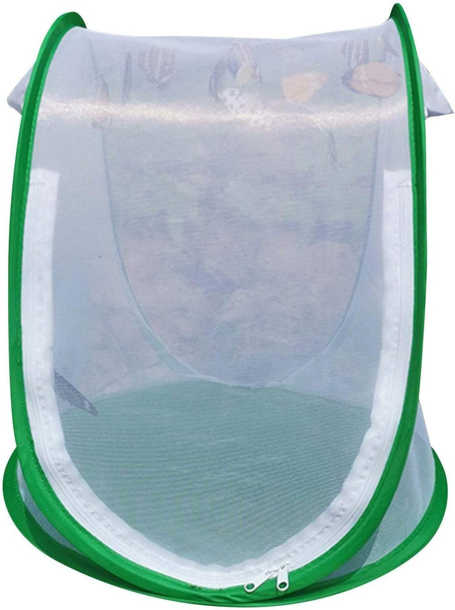 Mini Pop-Up Greenhouse Plant Cover Portable Grow Tent with Zipper Door