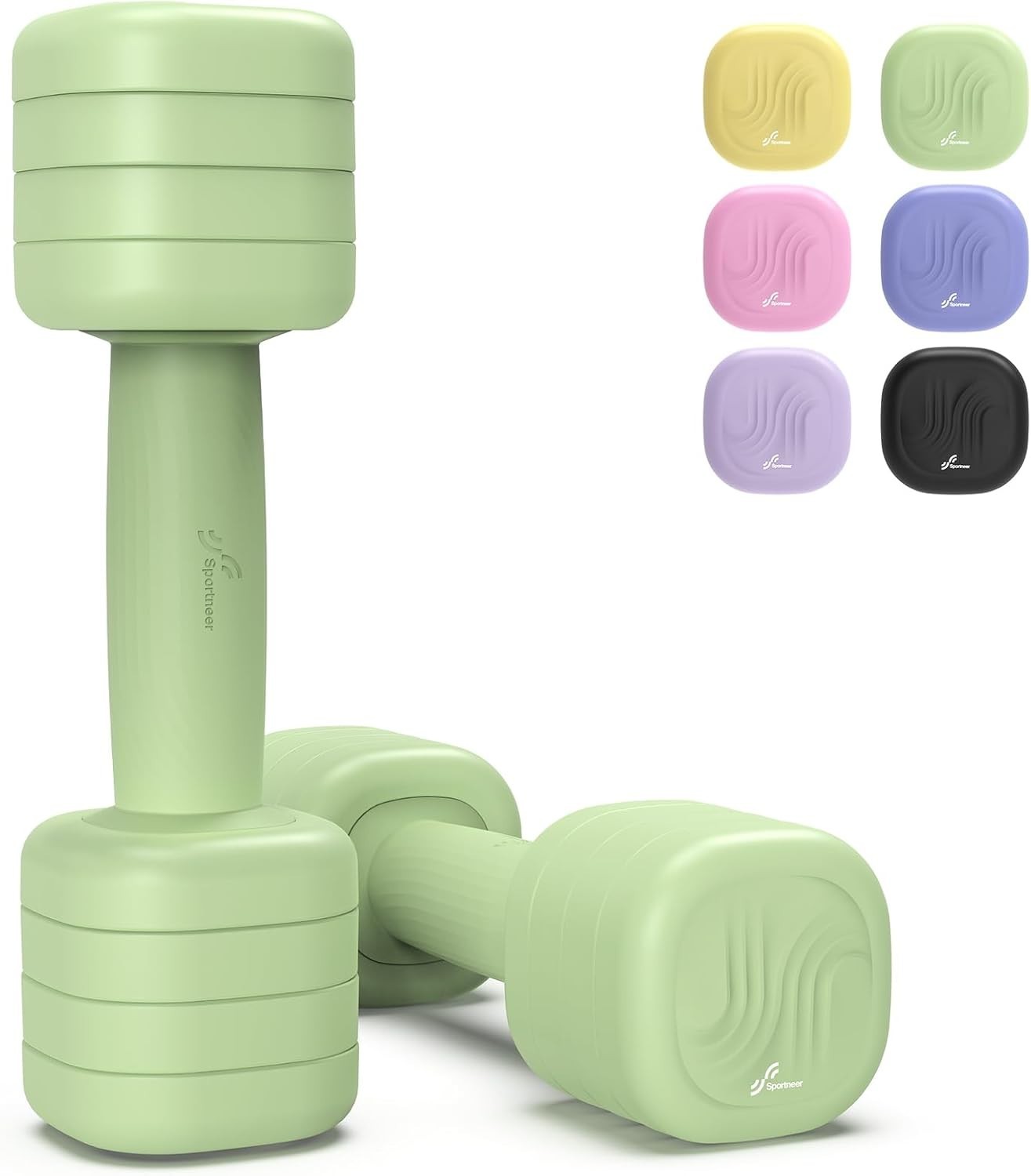 Women’s Adjustable Dumbbell Set 1–2.5kg 4-in-1 Home Toning Weights