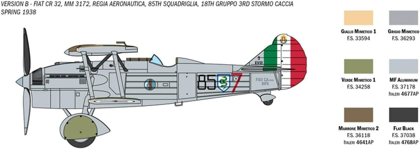 1:72 Scale Plastic CR 32 Arrow Military Model Kit – Detailed DIY Assembly Set