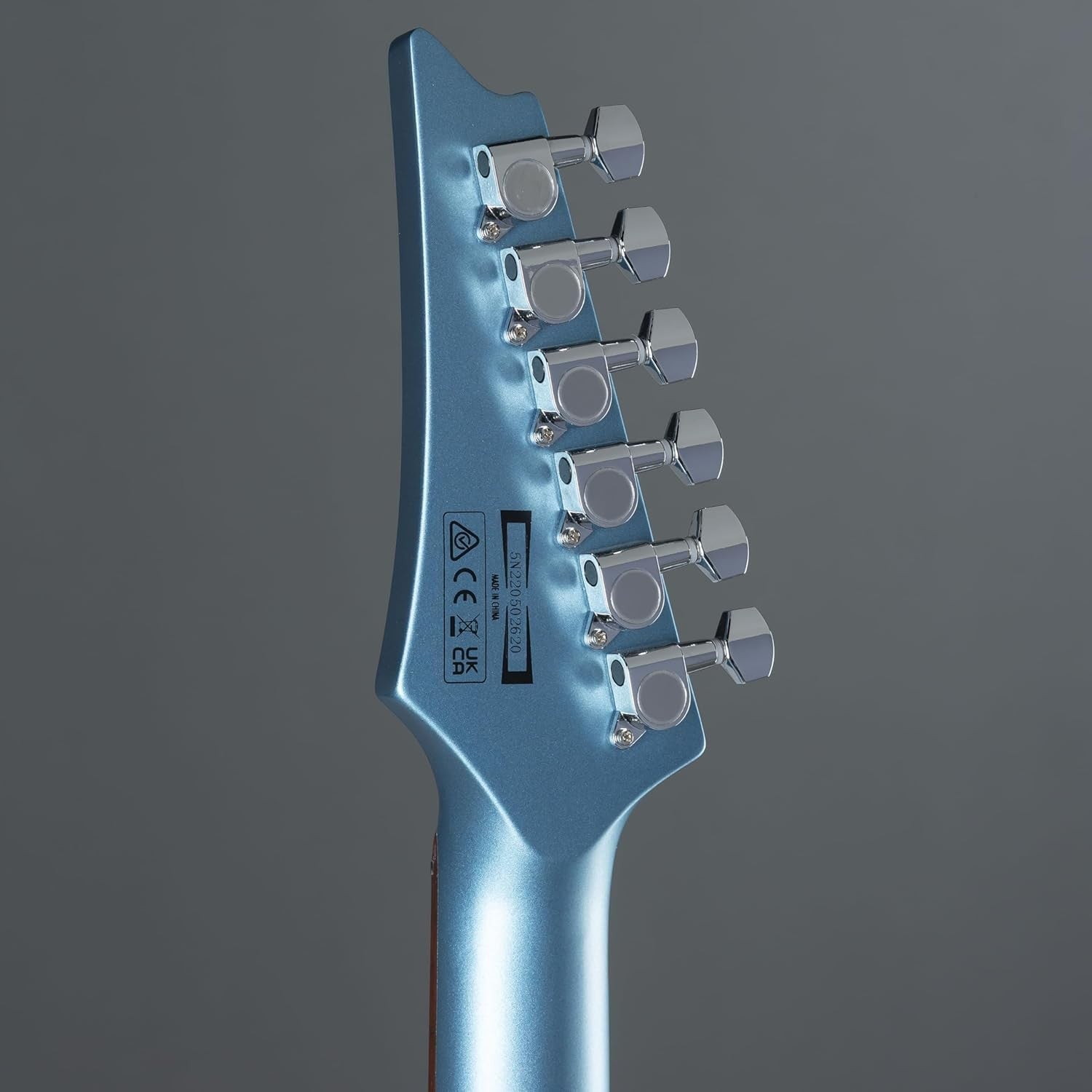 6 String Electric Guitar H-H Tremolo Maple Neck Blue Matte