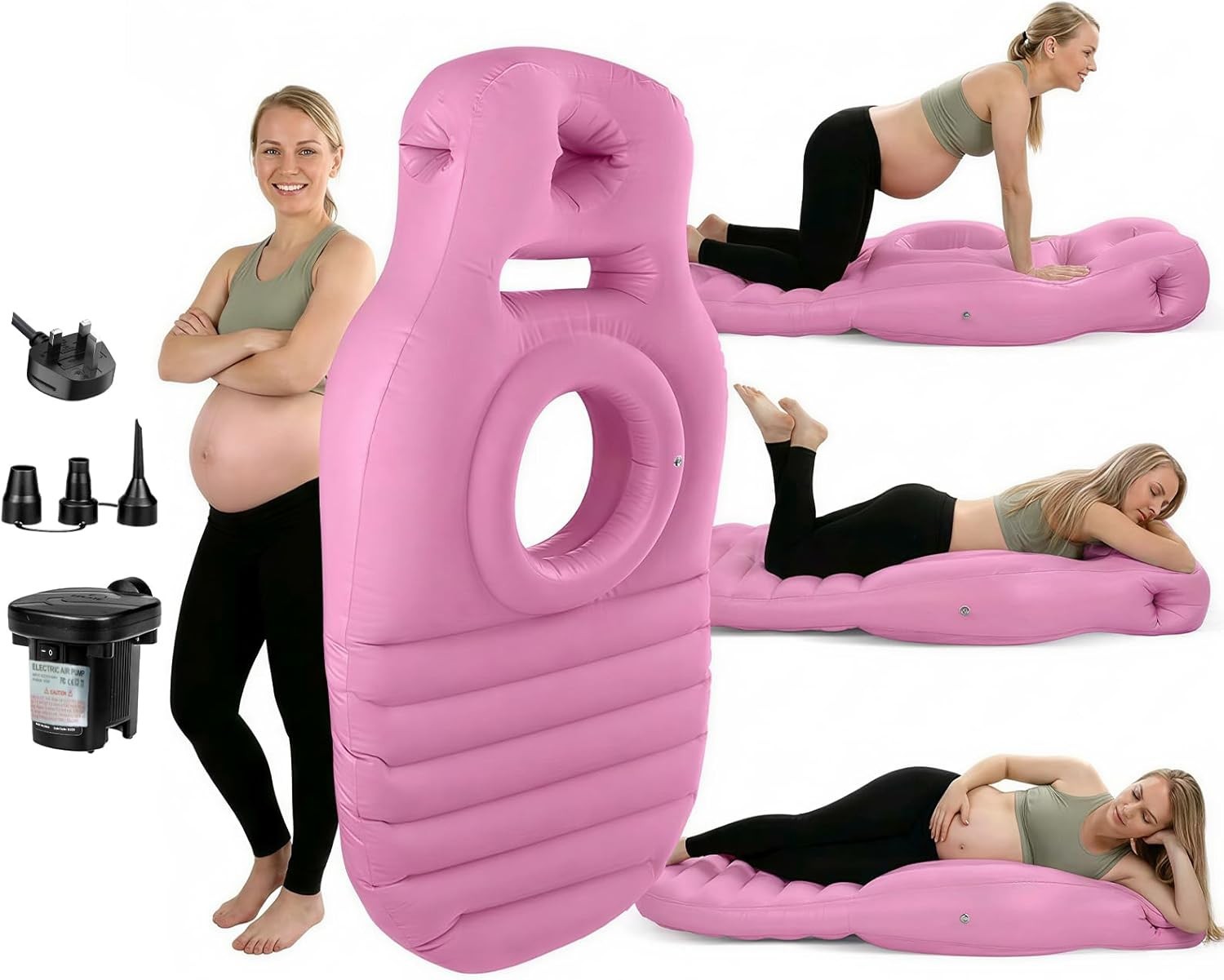 Pregnancy Pillow Mattress with Belly Hole Full Body Support Sleep Aid