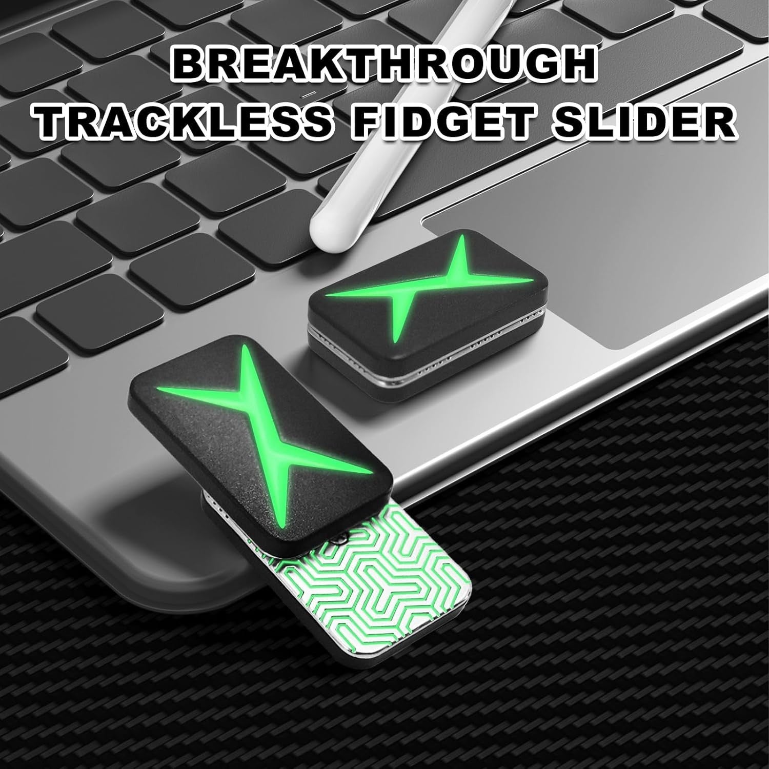 Glow Magnetic Fidget Slider Zinc Alloy EDC Stress Relief Toy