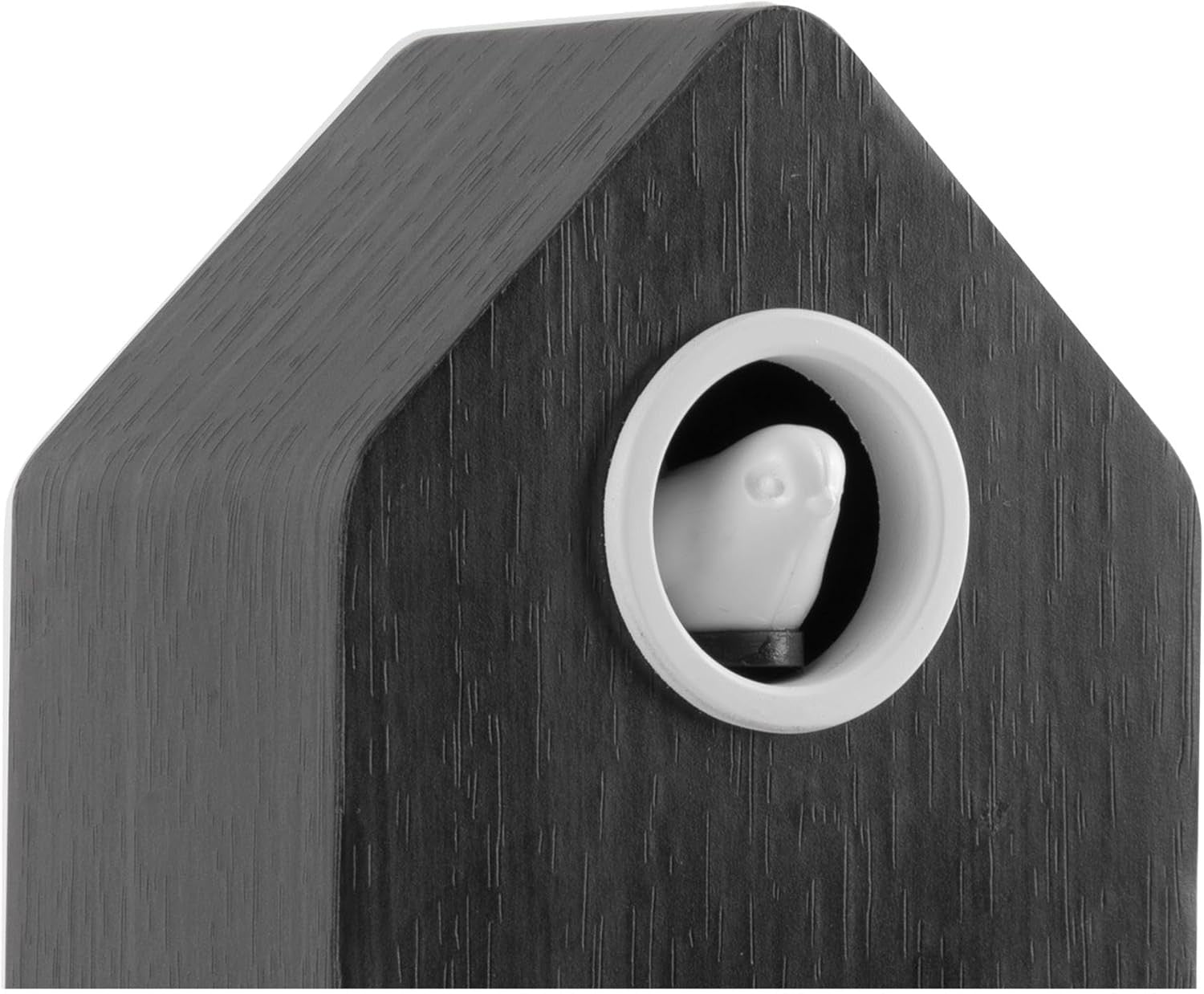 Modern Cuckoo Alarm Clock LED Digital Wooden Bedside Table Clock