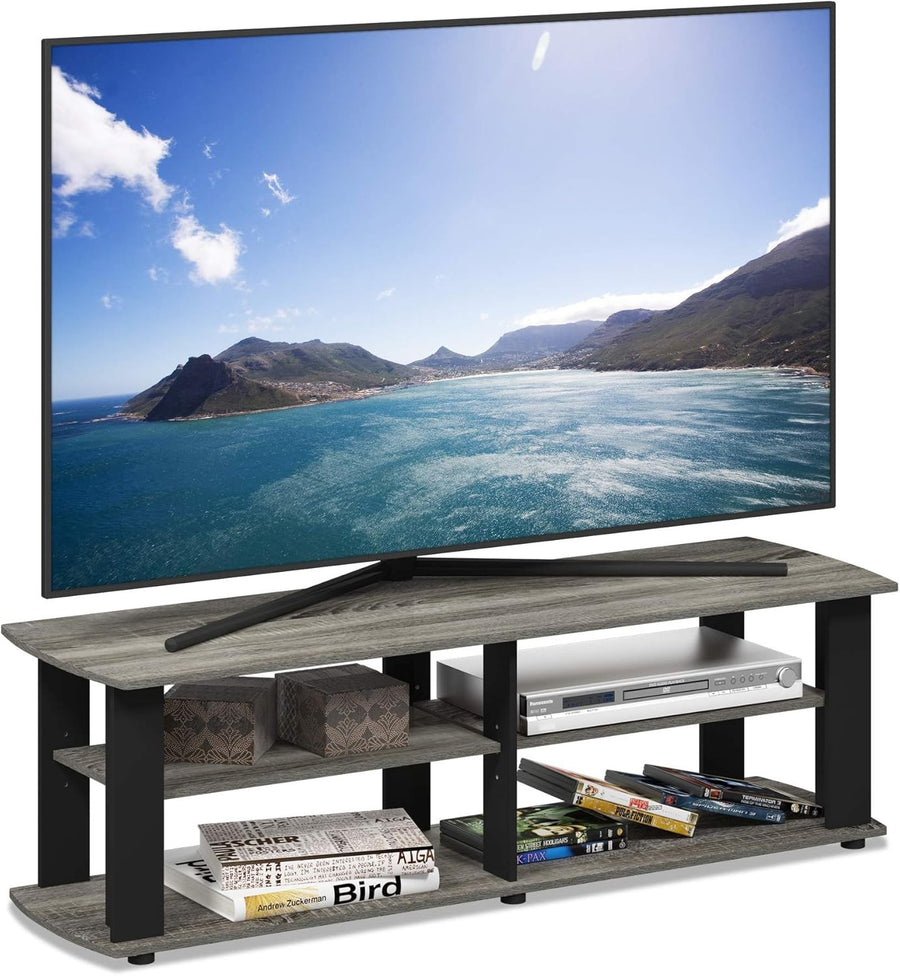 Stylish French Oak TV Stand for TVs up to 49" | Sturdy, Modern, Spacious