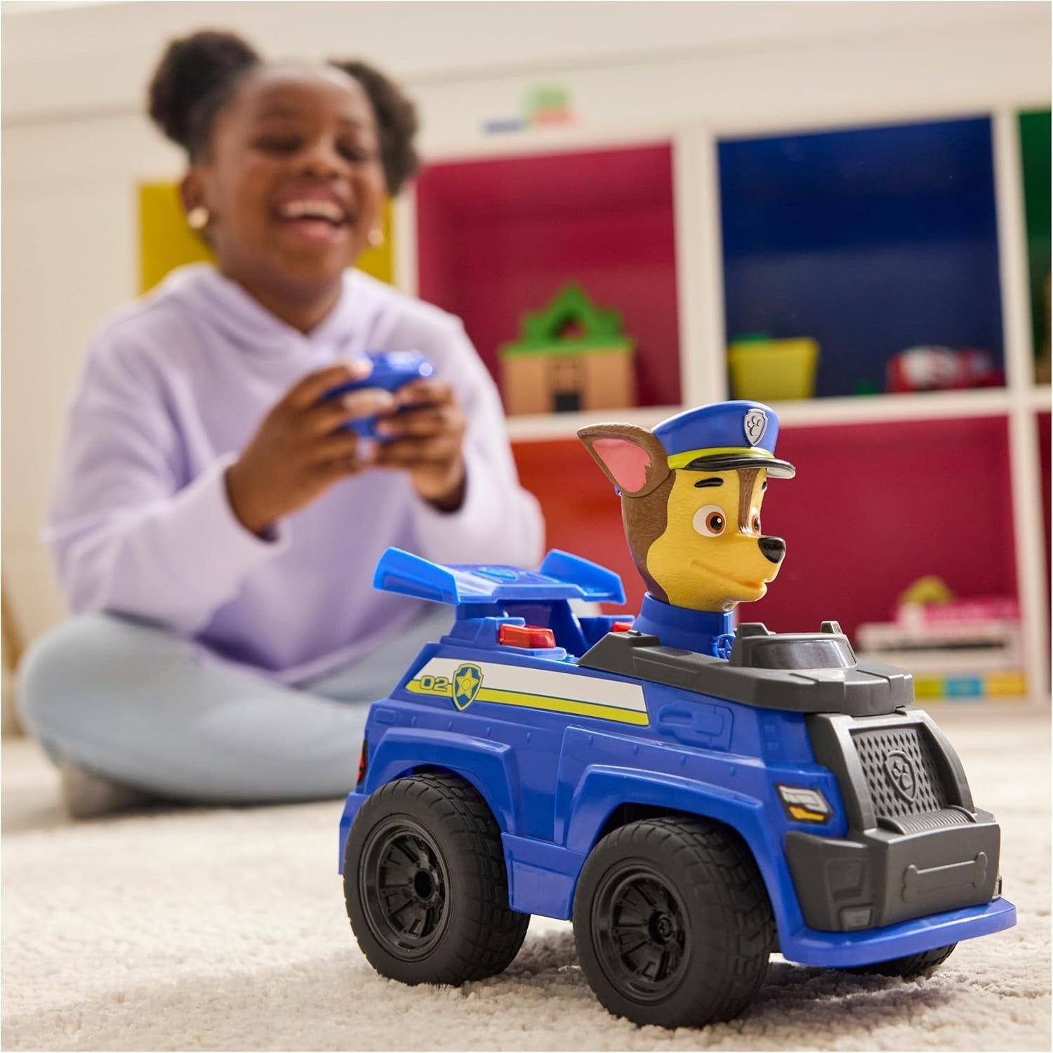 Patrol Chase RC Cruiser – Remote Control Car with LED Lights for Kids