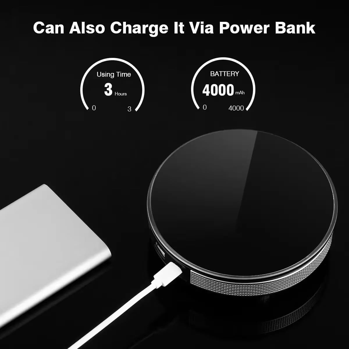 Mini 4K Portable Projector 1080P DLP Android WiFi Bluetooth Battery