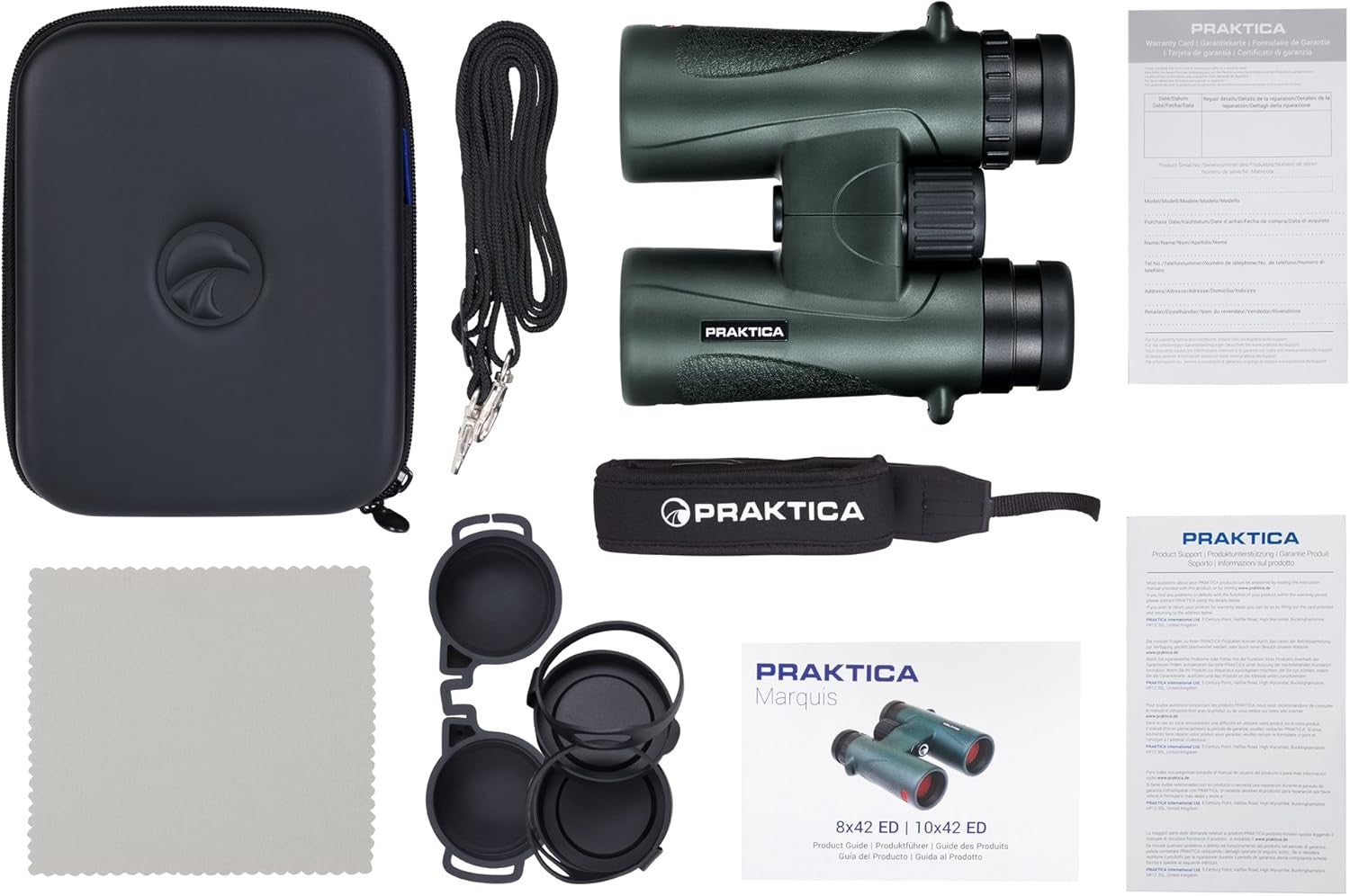 High Power 8x42 ED Binoculars Waterproof FMC Optics HD Clarity Outdoor Travel