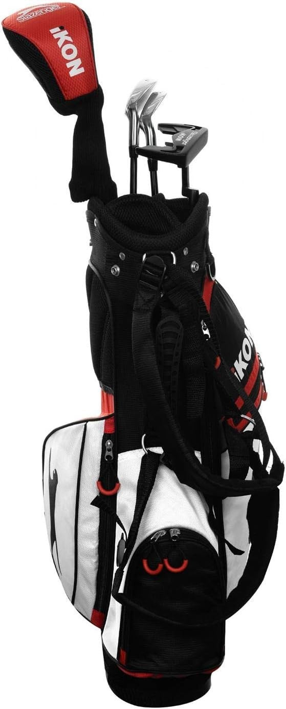 Junior Golf Starter Set Ages 6–8 Right Hand Graphite Clubs Stand Bag Red