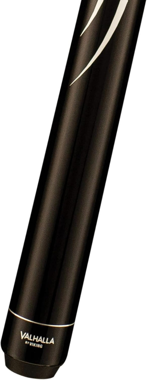 58" Pool Cue 18oz No Wrap 13mm Tip 2-Piece Steel Joint