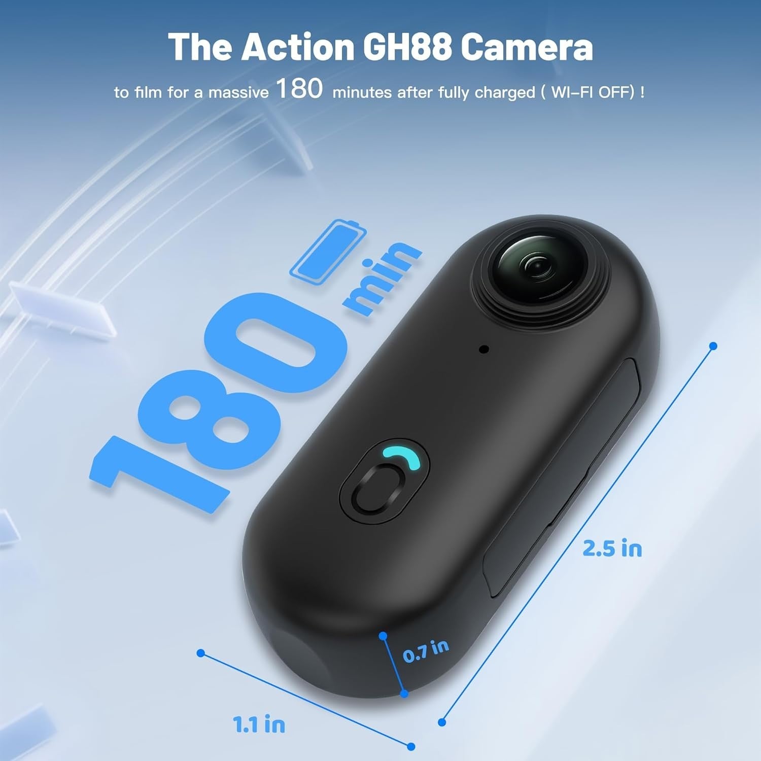 128GB Mini Body Camera 1080P Wearable Action Cam Magnetic Portable DVR