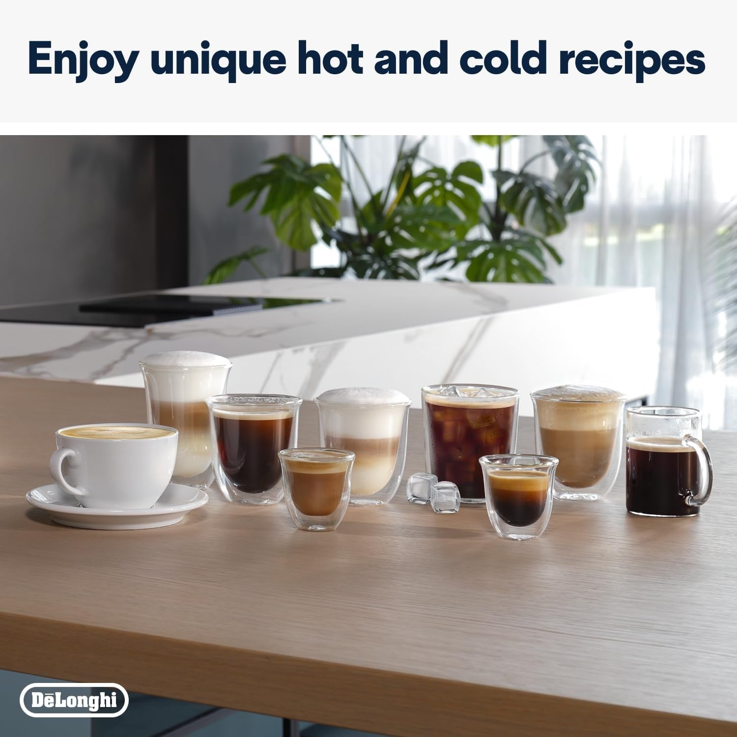 Automatic Bean-to-Cup Coffee Machine | LatteCrema Hot Foam | 18 One-Touch Drinks