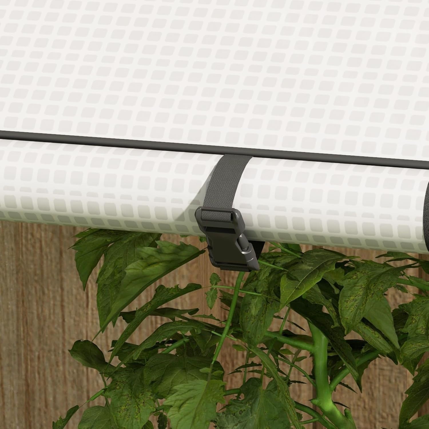 Mini Greenhouse with 4 Shelves | Portable Garden Grow House | Roll-Up Door