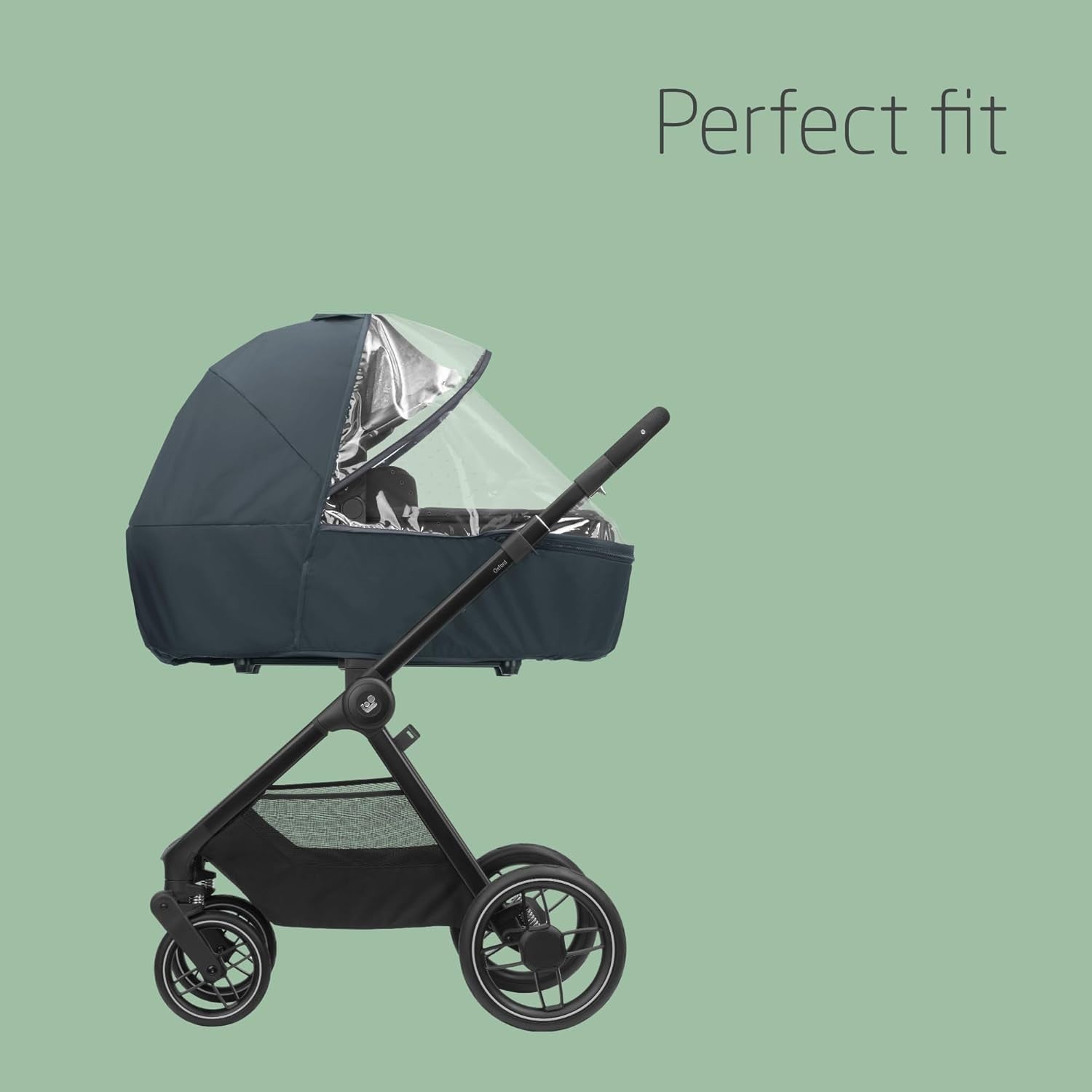 Universal Pushchair Rain Cover Pram Raincover Ventilated Front Window